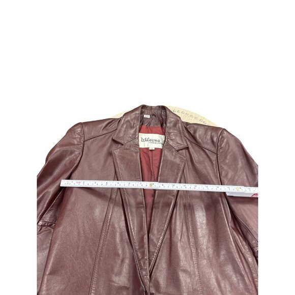 Wilsons Suede & Leather Mens Brown Blazer Jacket Size 36 SKU 7188 - Picture 4 of 16